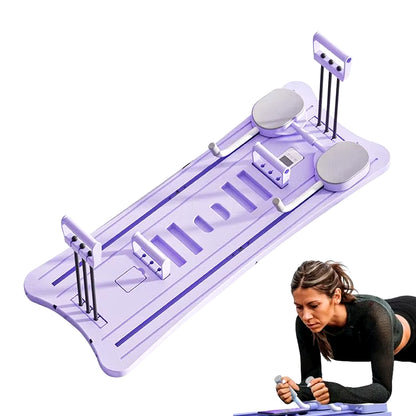 Pilates Board Pilates Reformer Board Core Workout Equipment Foldable Multi-Purpose Roller Home Fitness Yoga Pilates